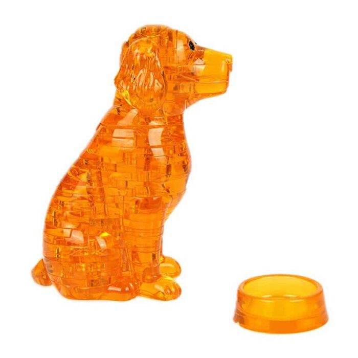 3D Кристален пъзел куче пъзел