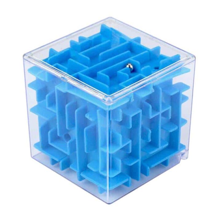 Лабиринт за деца син игра за баланс Maze cube