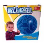 Maze ball за деца Топка лабиринт кутия синя