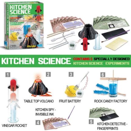 Образователен комплект KidzLabs Kitchen Science 4m Експерименти