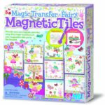 Образователен комплект Magnetic Tiles 4M Магнити с вълшебни стикери кутия