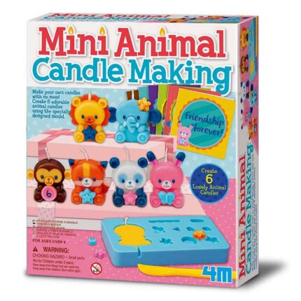 Образователен комплект Mini Animal Candle Making Мини свещи на животни куитя