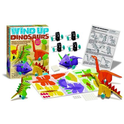 Образователен комплект Wind Up Dinosaurs 4M Динозаври с навиващ мехнизъм