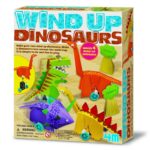 Образователен комплект Wind Up Dinosaurs 4M Динозаври с навиващ мехнизъм кутия