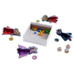 Образователна игра Носорог герой Activities фигури с животни и топчета HABA