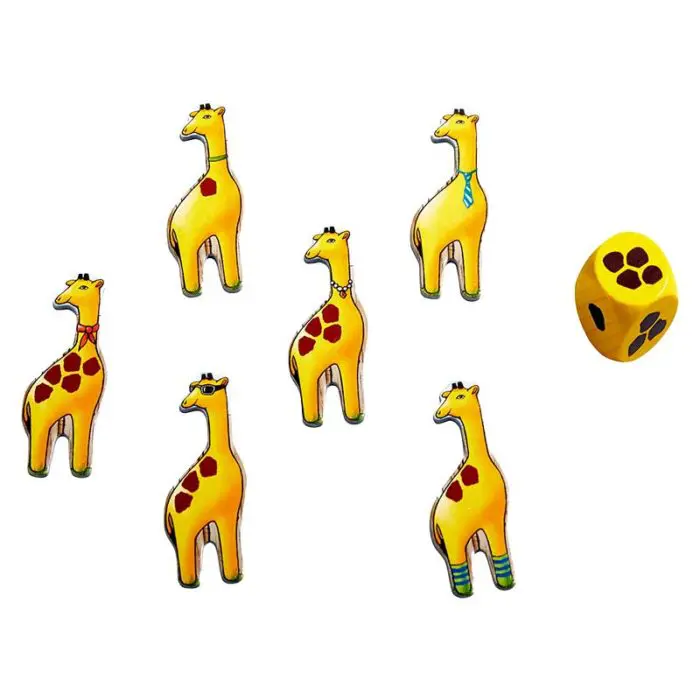 Образователна игра Зоопарк 10 в 1 жирафи и зарче HABA