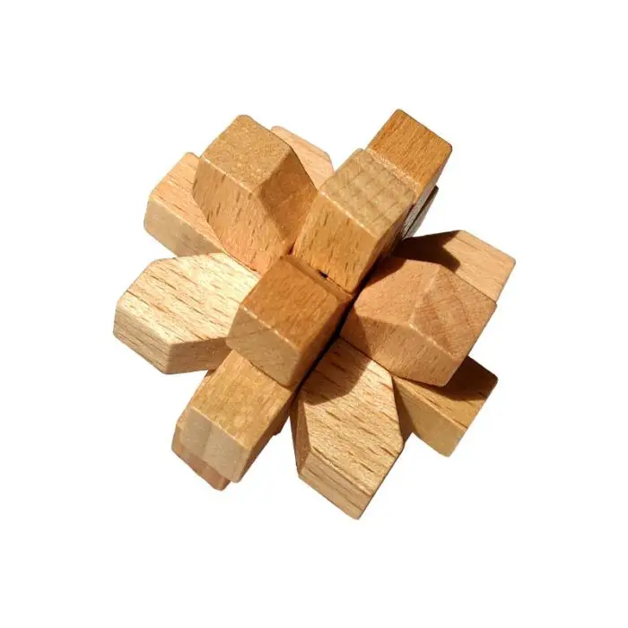 Дървени пъзели Комплект от 5 игри кристал
