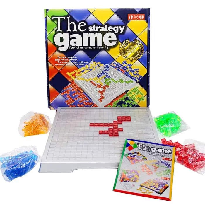 Настолна игра The strategy game кутия елементи игрална дъска и инструкции