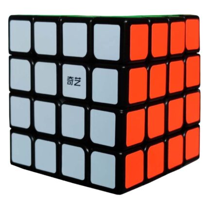 Рубик куб 4x4x4 QiYi Speed Cube бяла и оранжева страна