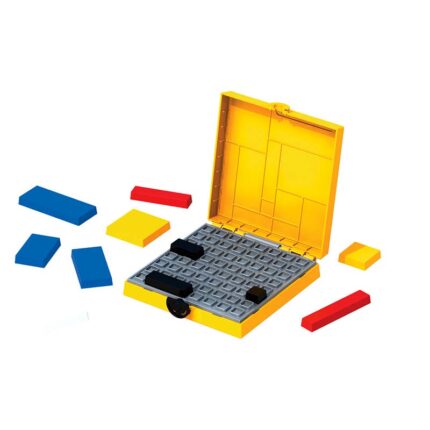 Логическа игра – Мондрианови блокчета – Жълто издание разпиляни блокчета