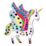 Творчески комплект - Фантастични животни с мъниста - Сглоби и декорирай еднорог