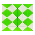Змия на Рубик – 36 елемента зелена