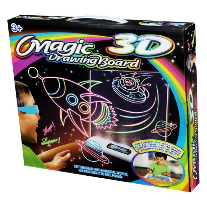 Светеща дъска за рисуване Magic 3D Drawing Board - Космос