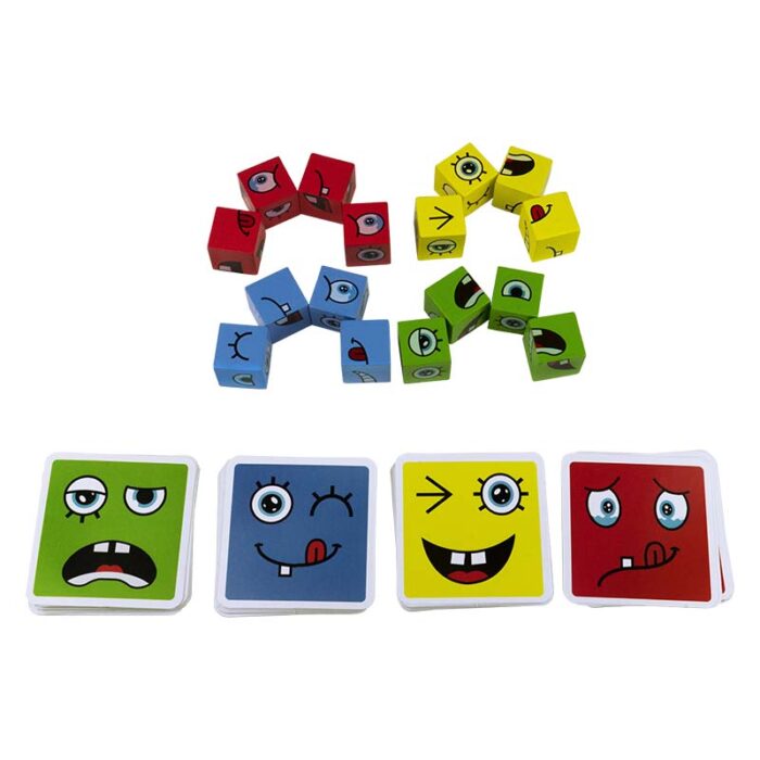 Детска игра - Кубчета лица - Face Change Rubiks's Cube кубчета лица и карти