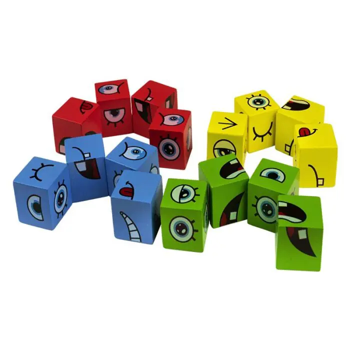 Детска игра - Кубчета лица - Face Change Rubiks's Cube всички кубчета лица