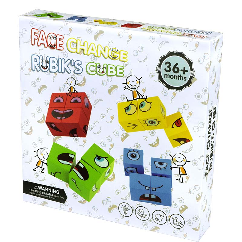 Детска игра - Кубчета лица - Face Change Rubiks's Cube