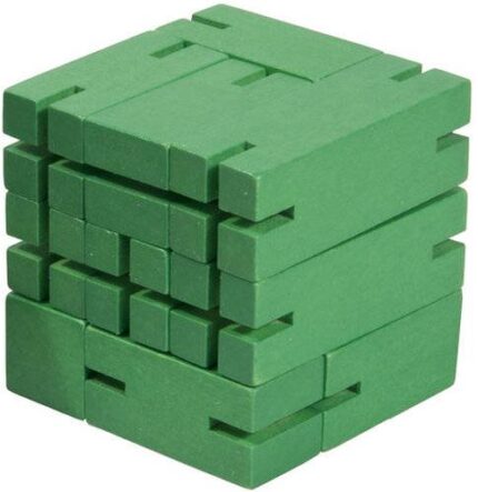 Flex Cube Фридолин бамбуков пъзел зелен