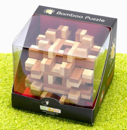 Бамбуков пъзел Magic Blocks Fridolin Кутия