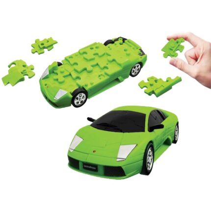 3Д пъзел lamborghini murcielago зелено Eureka 3D Puzzles пъзел