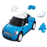 3Д пъзел Mini Cooper синьо Eureka 3D Puzzles пъзел