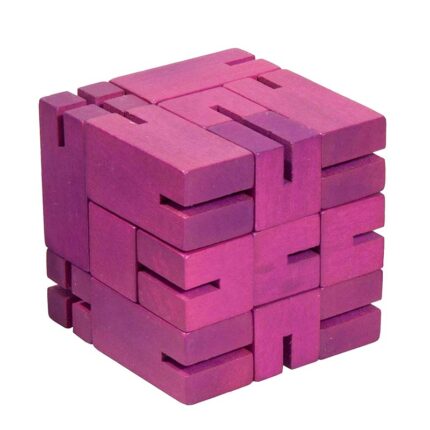 Flex Cube Фридолин бамбуков пъзел лилав