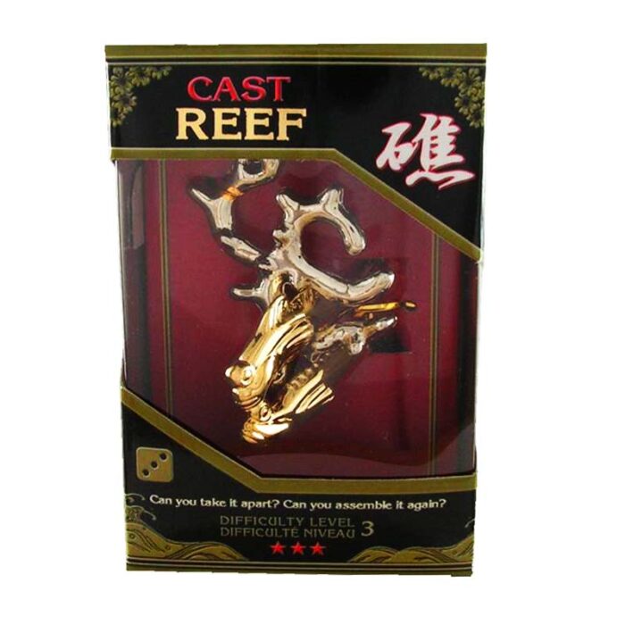 Логически метален пъзел Reef Cast Huzzle кутия