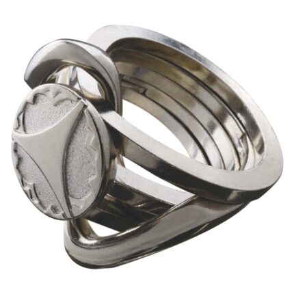 Логически метален пъзел Ring II Cast Huzzle събран