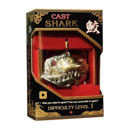 Логически метален пъзел Shark Cast Huzzle кутия