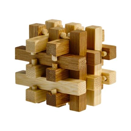 Логически мини бамбуков пъзел Slide Puzzle Fridolin