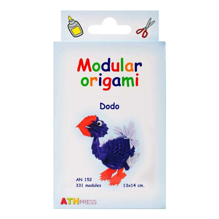 модулно оригами додо Modular origami Dodo кутия