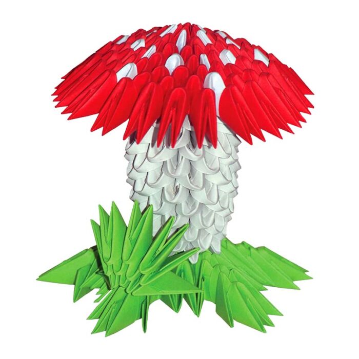 модулно оригами гъба Modular origami Mushroom гъба