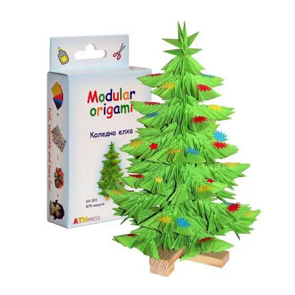 Модулно оригами-Коледна елха
