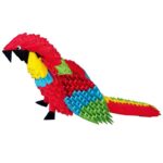 модулно оригами папагал Modular origami Parrot