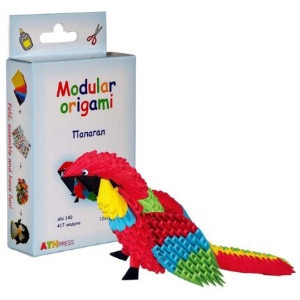 Модулно оригами-Папагал