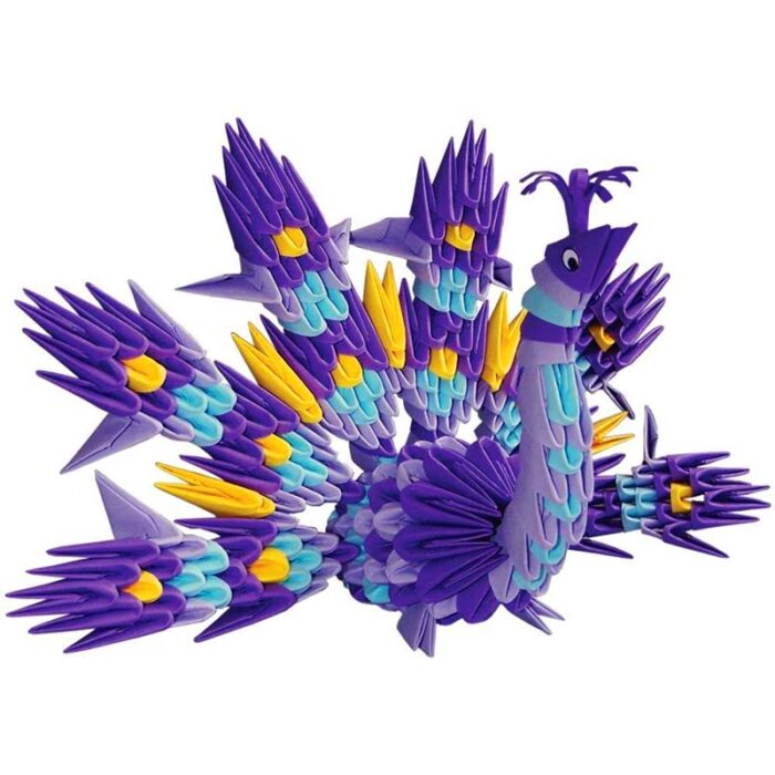 модулно оригами паун Modular origami Peacock