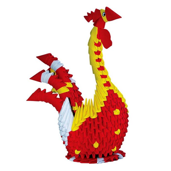 модулно оригами петел Modular origami Rooster