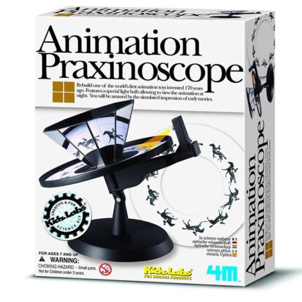 образователен комплект Аnimation Praxinoscope 4М анимационен праксиноскоп кутия