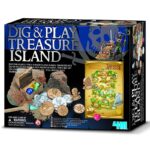 образователен комплект Dig and Play Treasure Island 4М островът на съкровищата кутия