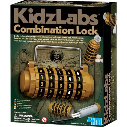 образователен комплект KidzLabs Combinatin Lock 4М кутия
