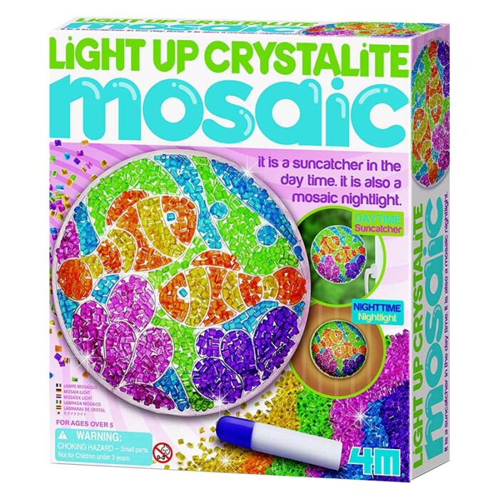 образователен комплект Light up Crystalite Mosaic кристална мозайка кутия