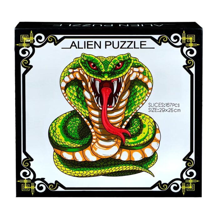 Дървен пъзел - Alien Puzzle - Змия