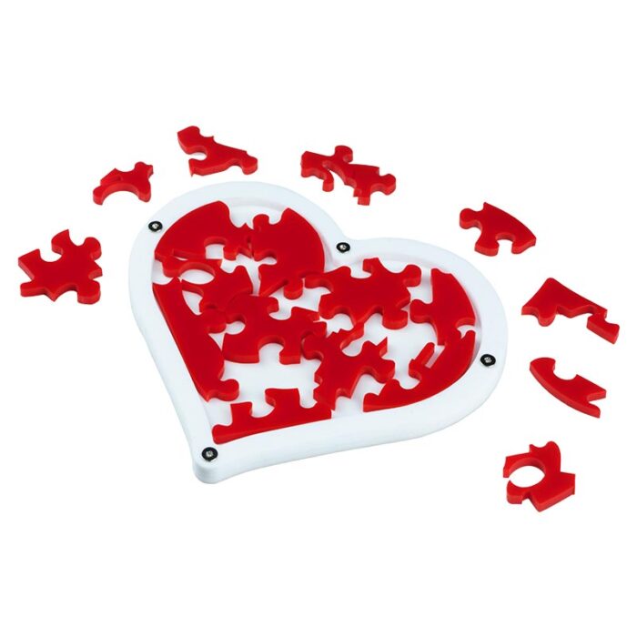IQ Puzzle – Hearth Puzzle – Логически пъзел за нареждане love puzzle