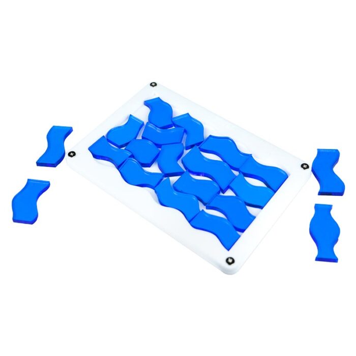 IQ Puzzle – Wavy Puzzle – Логически пъзел за нареждане игра за нареждане