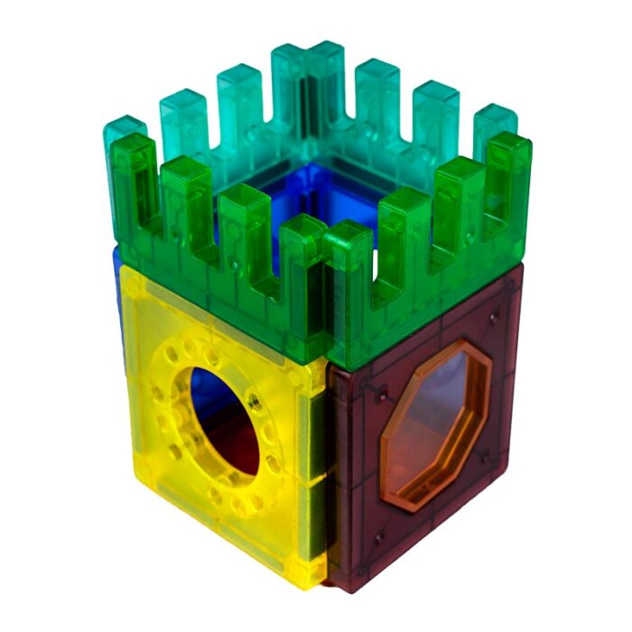 Магнитен конструктор с топчета големи елементи кула