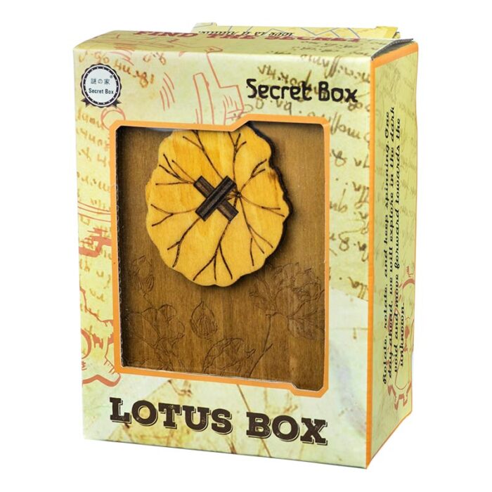 Puzzle Box - Дървен сейф Lotus box - Секретна кутия