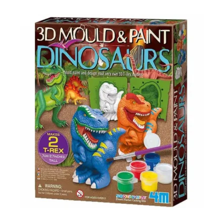 Моделирай и оцвети-3D Динозаври