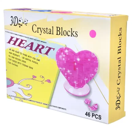 3D Кристален пъзел Сърце