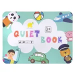 Детска образователна игра-Тиха книжка Детски свят Монтесори Quiet Book