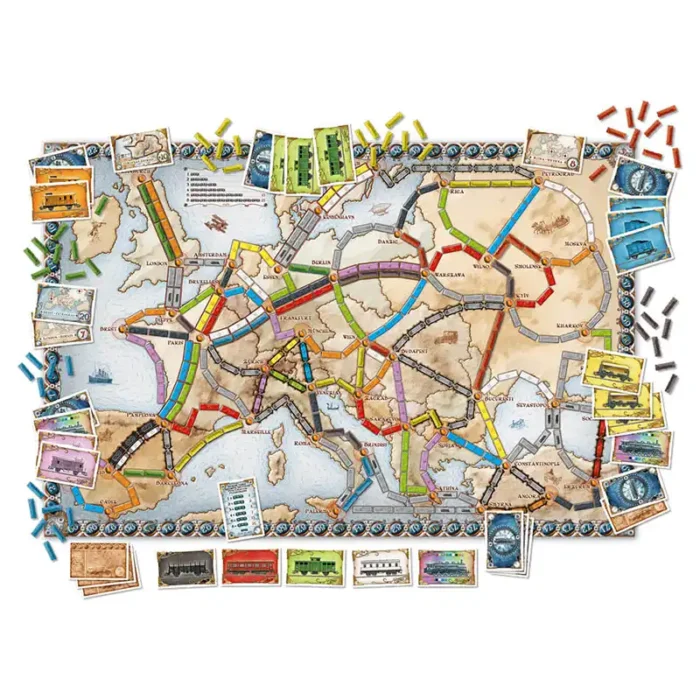 Настолна игра-Ticket To Ride Europe Билет за пътуване Европа Days of wonder