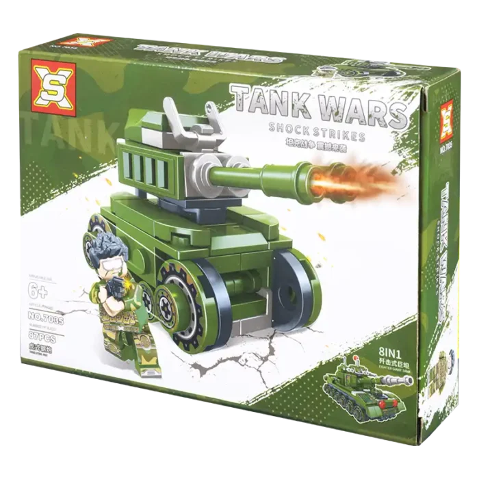 Конструктор-Tank Wars 3-Shock Wave-8 в 1